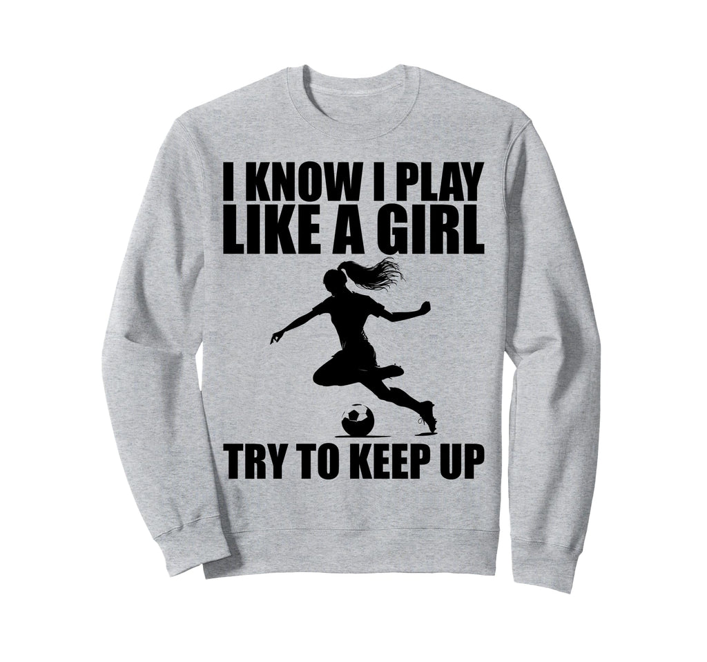 Funny Soccer Art Soccer Player Sweatshirt - Streetwear Style for Adults