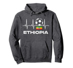 Ethiopia Soccer Jersey Ethiopian Hoodie - Trendy Graphic for Adults