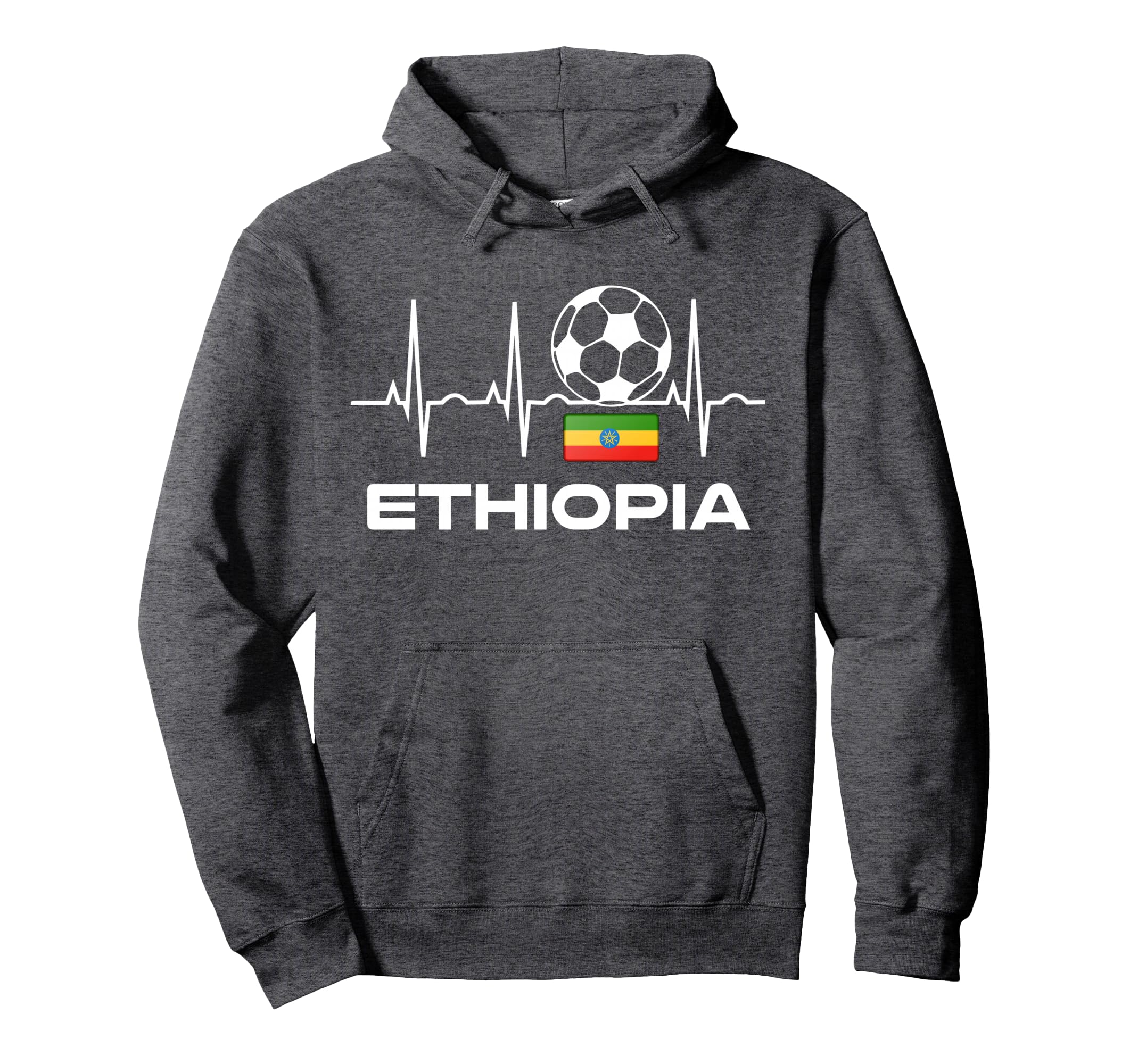 Ethiopia Soccer Jersey Ethiopian Hoodie - Trendy Graphic for Adults