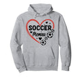 Soccer Memaw Heart Soccer Player Memaw Hoodie - Fun Novelty Design Unisex