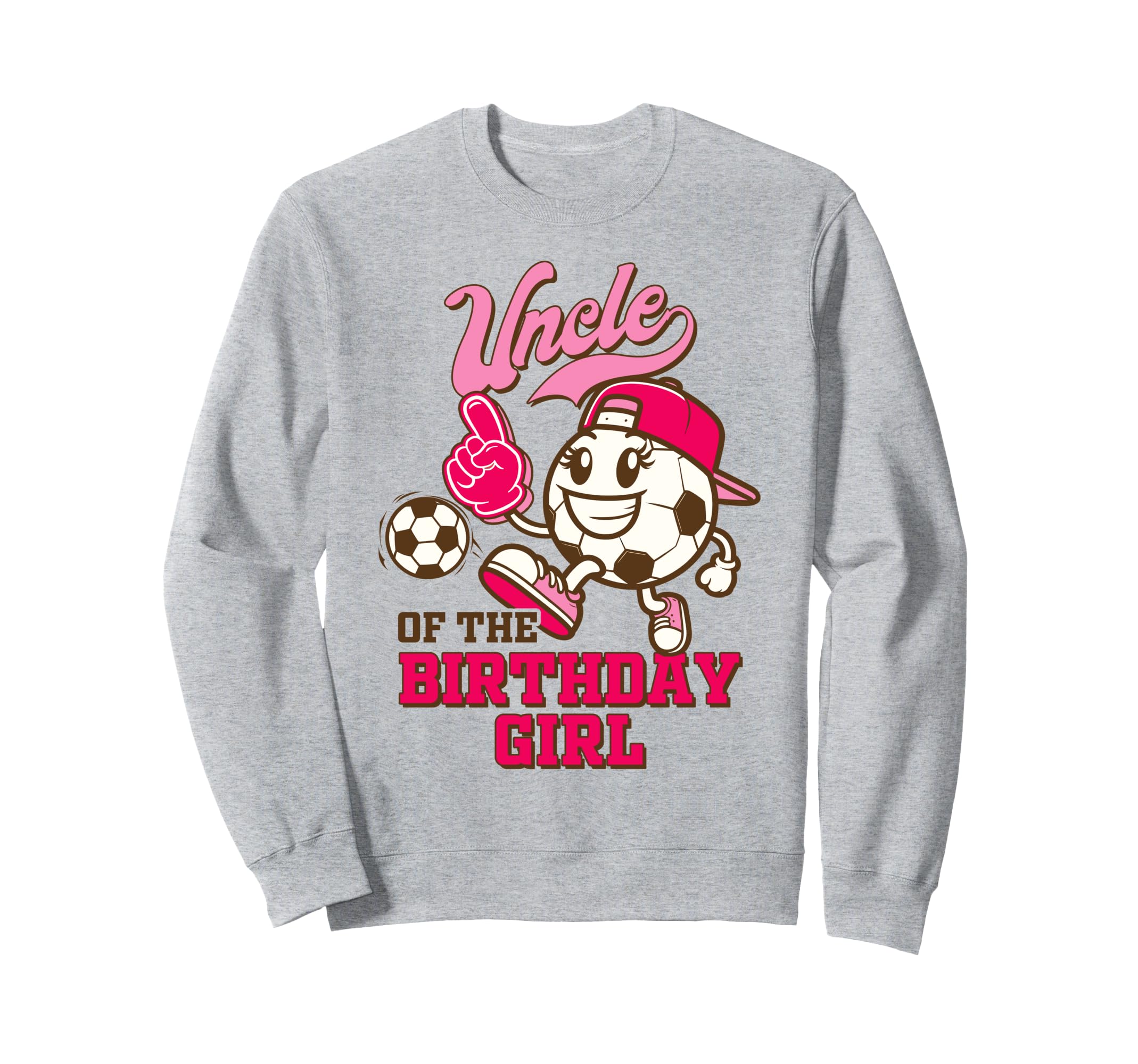 Soccer Uncle Birthday Party Sweatshirt - Casual Everyday Wear for Adults