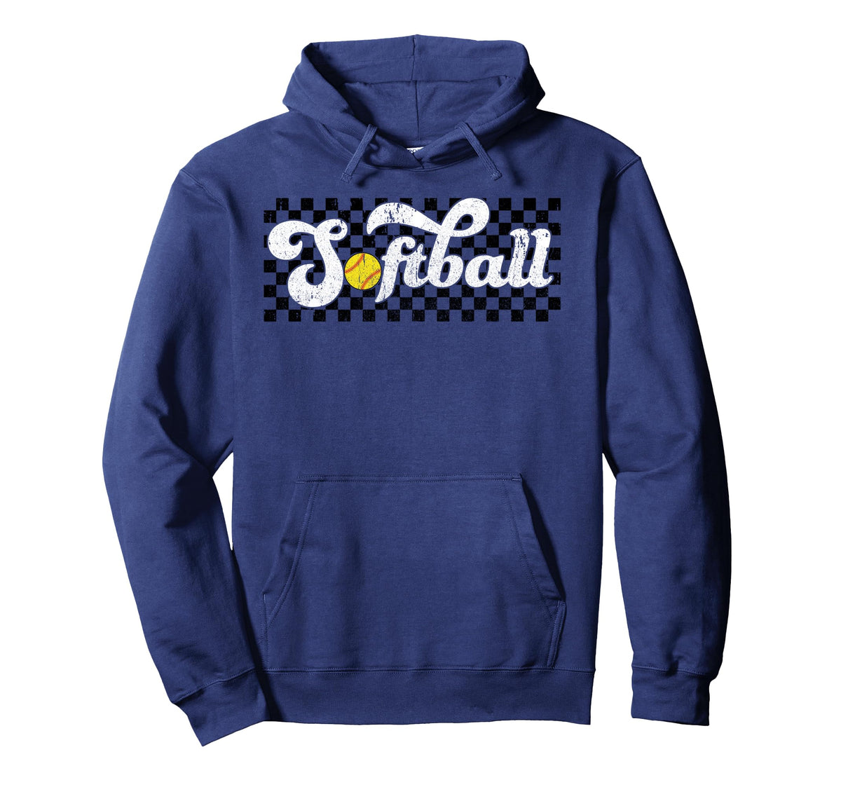Softball Family Mom Dad Grandma Grandpa Hoodie - Graphic Print Men Women