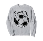 Soccer Mom Proud Football Sweatshirt - Fun Novelty Design for Adults