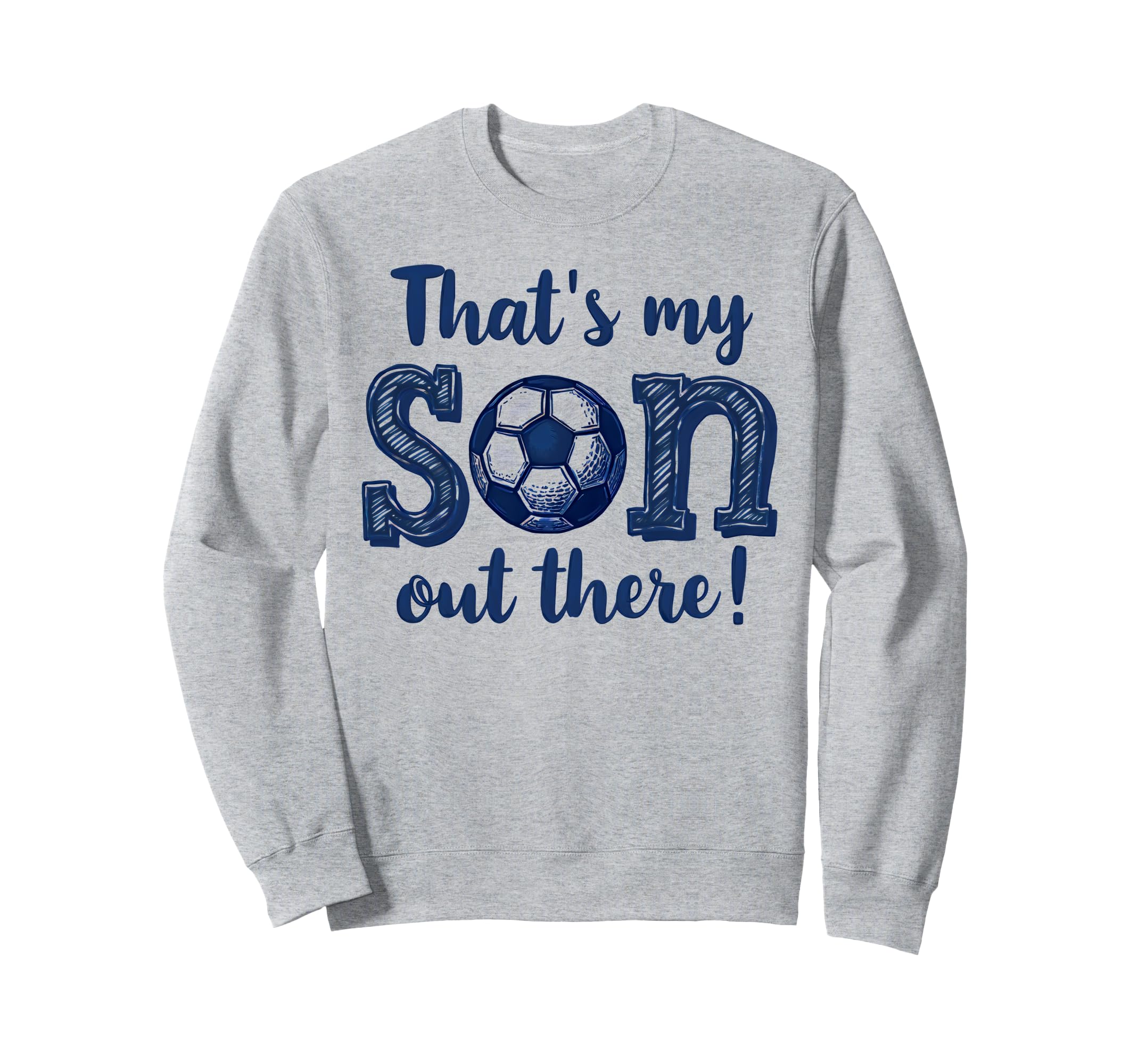 Proud Soccer Dad Parent Soccer Mom Sweatshirt - Minimalist Print Men Women