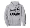 Soccer Papaw Love Soccer Player Hoodie - Aesthetic Graphic Unisex