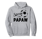 Soccer Papaw Love Soccer Player Hoodie - Aesthetic Graphic Unisex