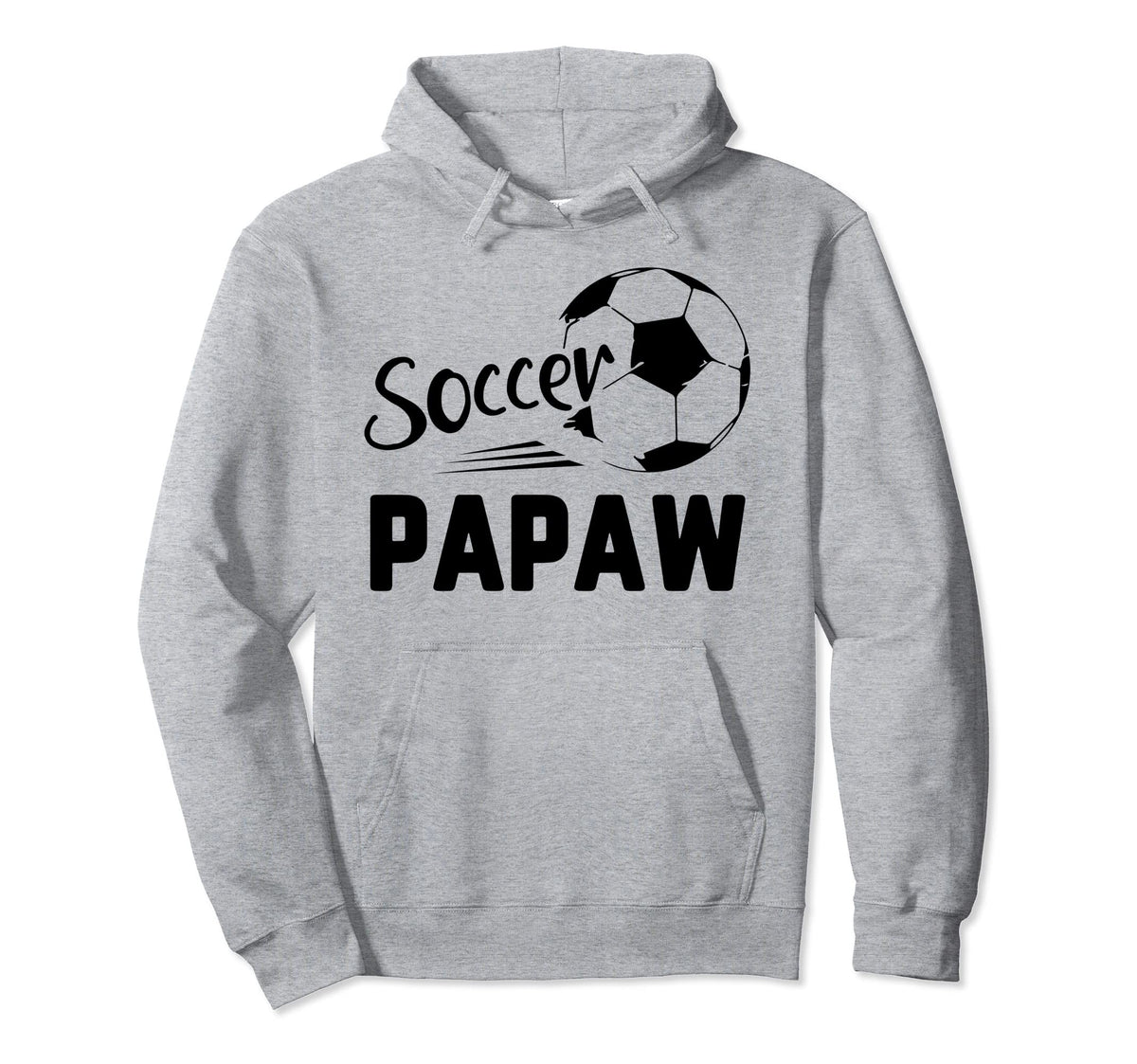 Soccer Papaw Love Soccer Player Hoodie - Aesthetic Graphic Unisex