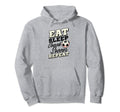 Eat Sleep Coach Soccer Repeat Soccer Hoodie - Casual Everyday Wear Unisex