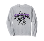Mom Soccer Lover Soccer Mom Gift Sweatshirt - Minimalist Print for Adults
