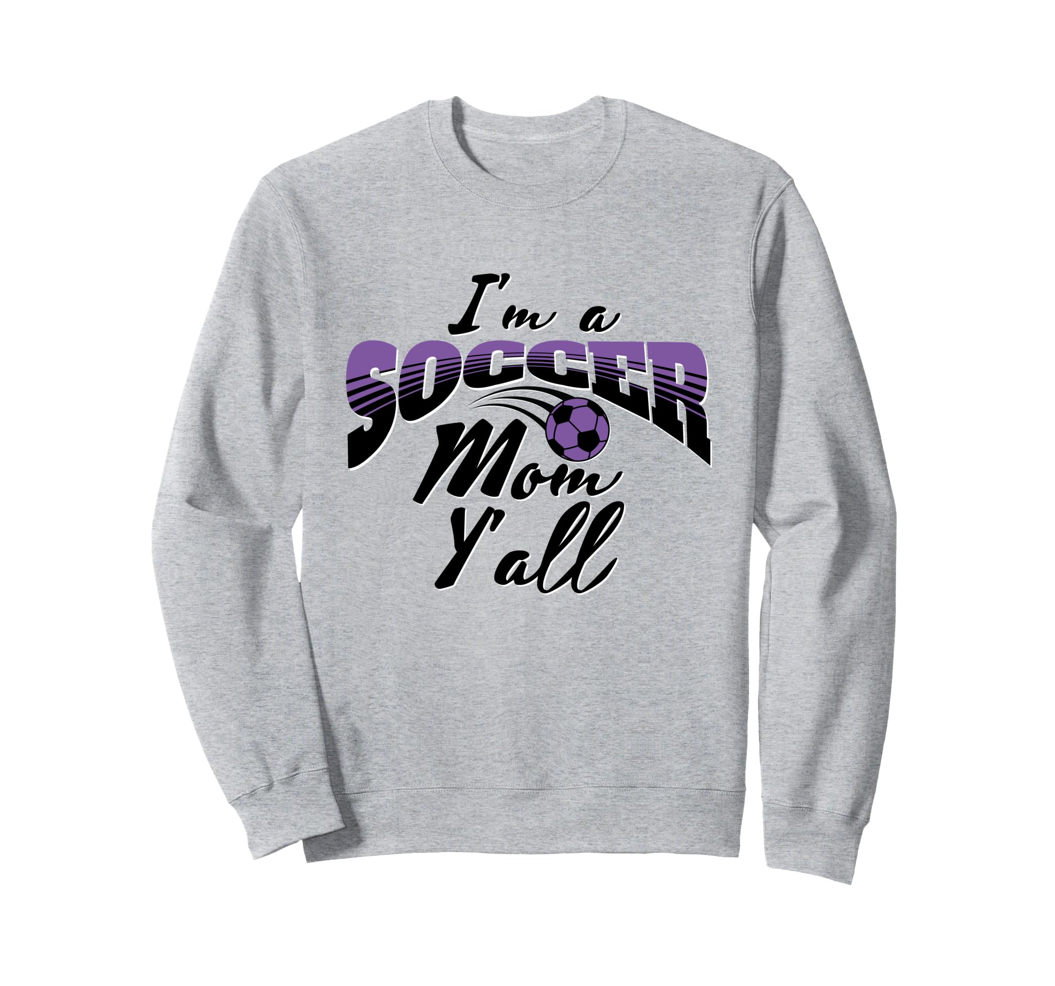 Mom Soccer Lover Soccer Mom Gift Sweatshirt - Minimalist Print for Adults
