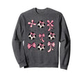 Soccer Ball Coquette Bow Game Day Soccer Sweatshirt - Graphic Print Unisex
