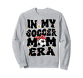 My Soccer Mom Era Groovy Soccer Mom Sweatshirt - Graphic Print for Adults