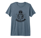 Soccer Mom Skeletton Halloween Soccer T-Shirt - Novelty Apparel for Adults