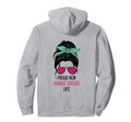 Bubble Soccer Mom Outfit Messy Hair Hoodie - Custom Art Print Men Women