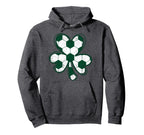 Soccer St Patricks Day Shamrock Hoodie - Minimalist Print for Adults
