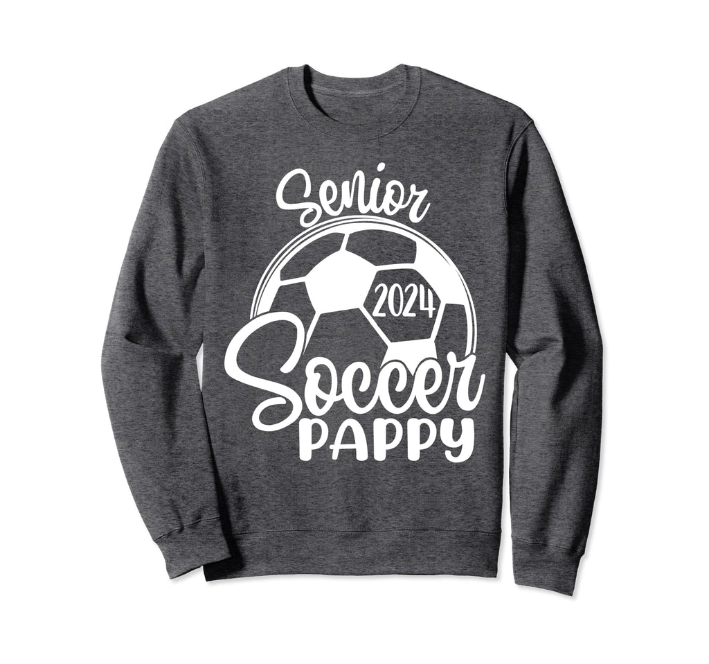 Senior Soccer Pappy 2024 Class Sweatshirt - Custom Art Print Men Women