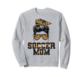 Soccer Mom Leopard Funny Soccer Sweatshirt - Custom Art Print Men Women