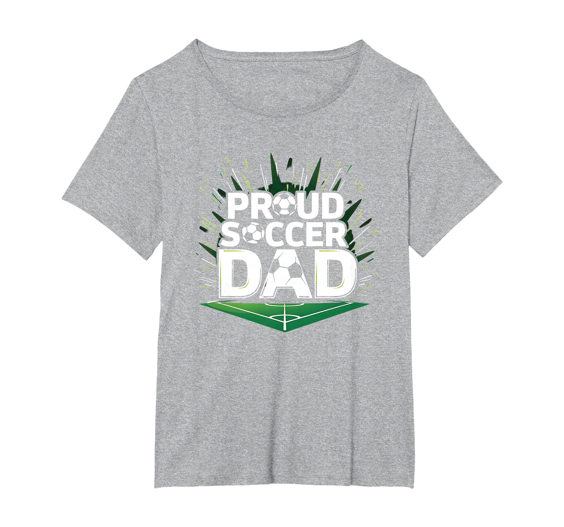 Proud Soccer Dad Cheering Sideline T-Shirt - Custom Art Print for Adults