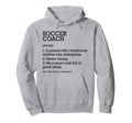 Soccer Coach Job Definition Hoodie - Aesthetic Graphic for Adults