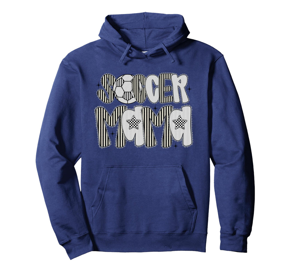 Soccer Mama Lace Mothers Day Soccer Mom Hoodie - Novelty Apparel Unisex
