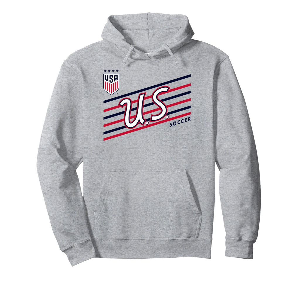 U S Soccer Perform Gray Uswnt Hoodie - Unique Graphic for Adults