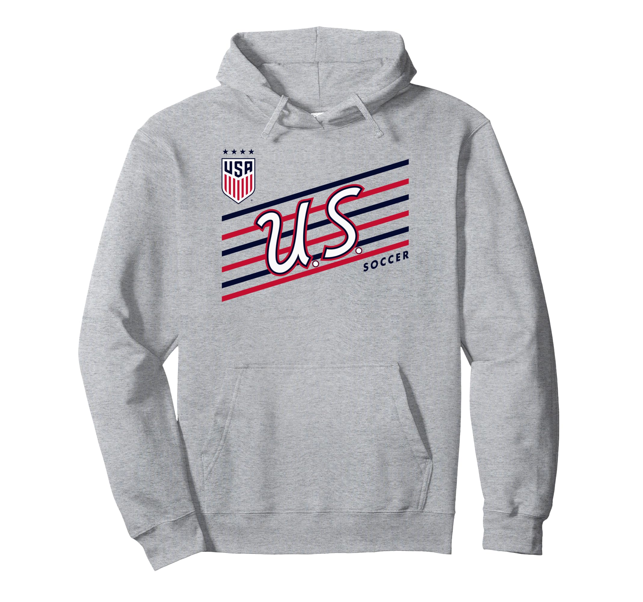 U S Soccer Perform Gray Uswnt Hoodie - Unique Graphic for Adults