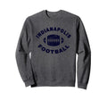 Indianapolis Distressed Football Sports Sweatshirt - Graphic Print Unisex