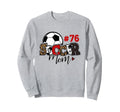 Soccer Mom 76 Custom Number Sweatshirt - Custom Art Print Men Women
