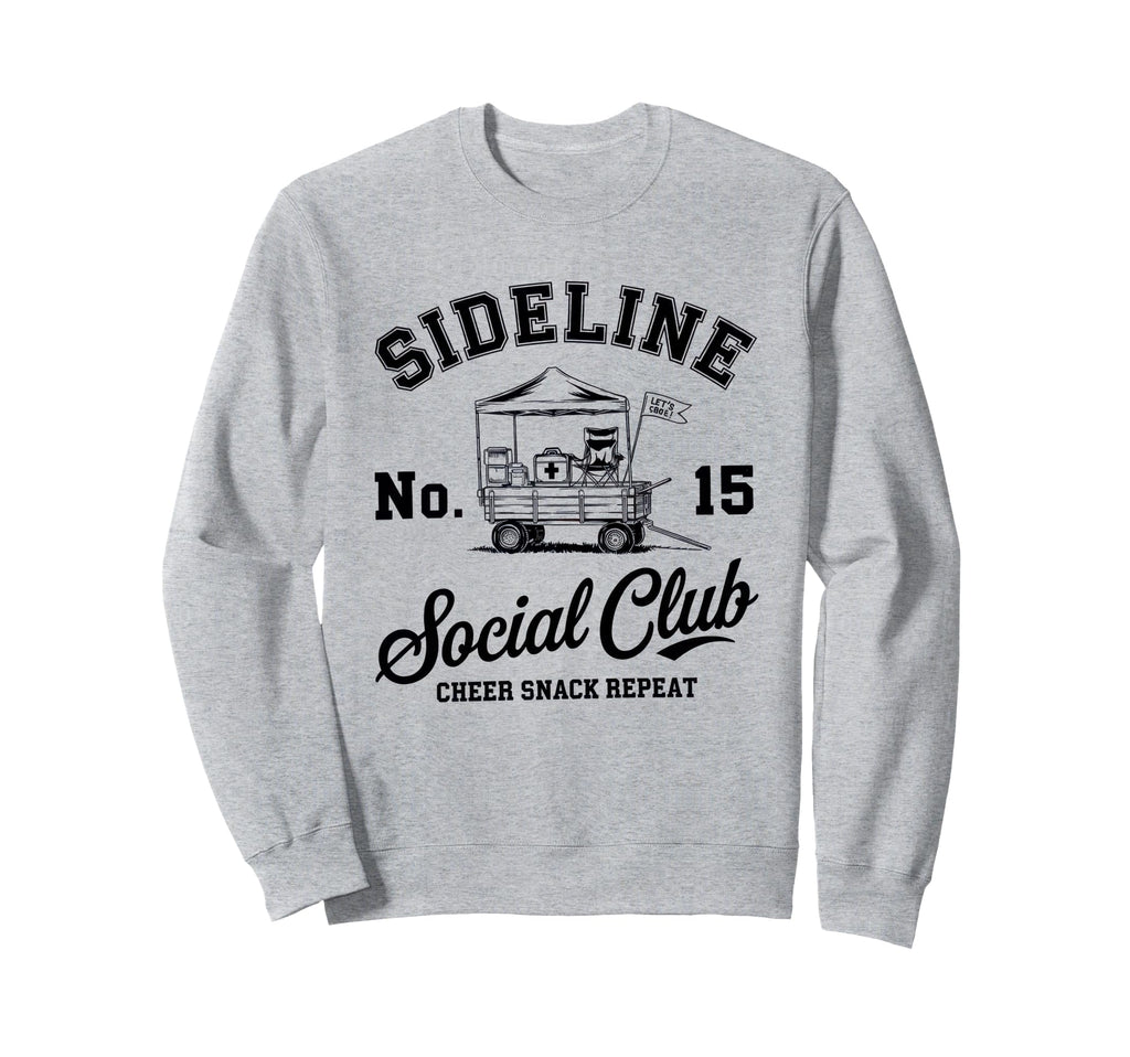 Sideline Social Club Soccer Mom Game Sweatshirt - Trendy Graphic Men Women