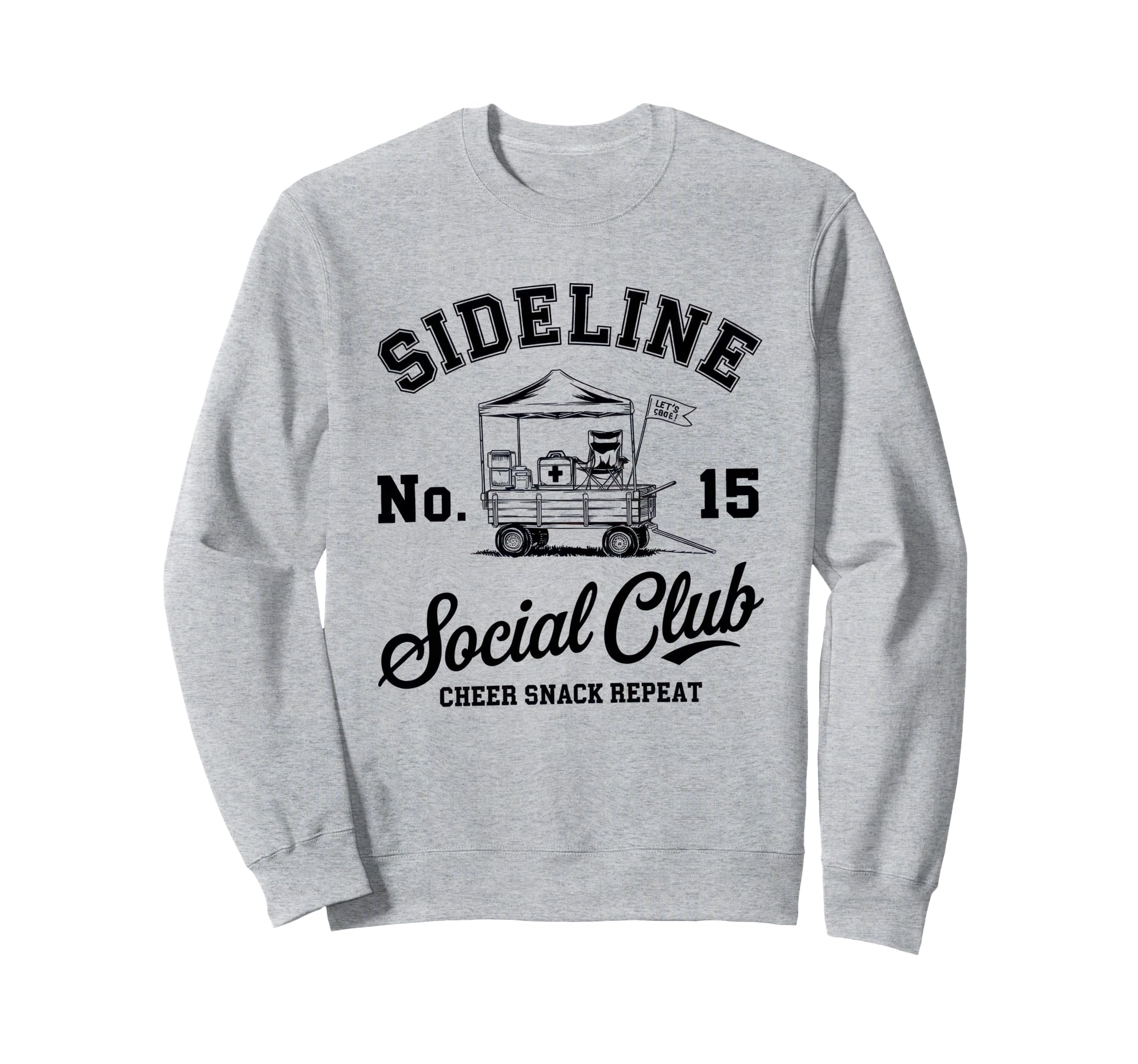 Sideline Social Club Soccer Mom Game Sweatshirt - Trendy Graphic Men Women