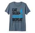 Eat Sleep Soccer Repeat Sport Player Tri T-Shirt - Graphic Print Unisex