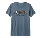 Mens Soccer Uncle Leopard Family Matching T-Shirt - Graphic Print Unisex