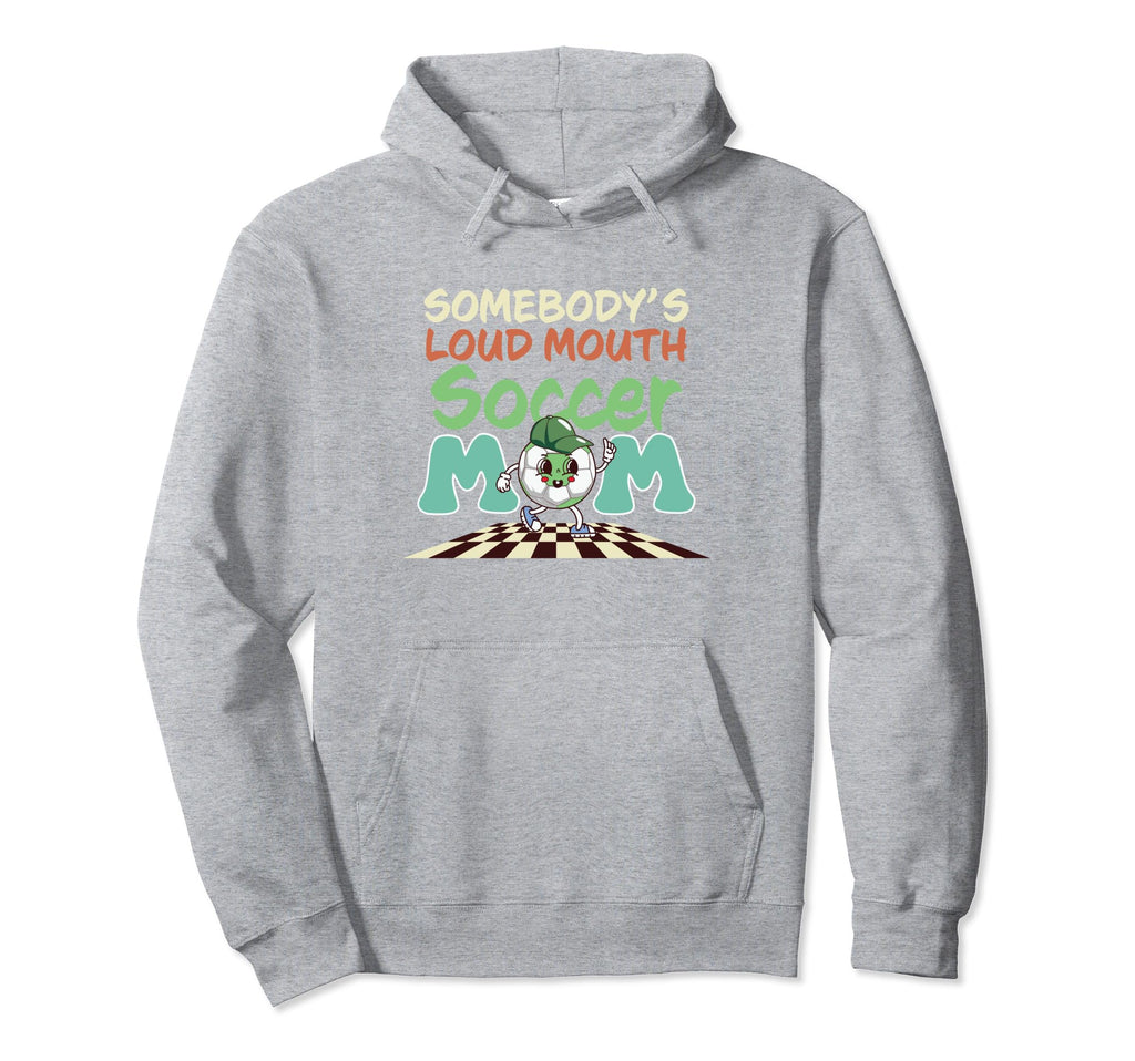 Loud Mouth Soccer Mom Hoodie - Minimalist Print Men Women