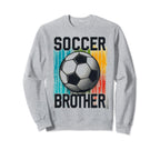 Soccer Brother Family Matching Team Sweatshirt - Trendy Graphic for Adults