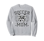 Coquette Bow Soccer Mom Game Sweatshirt - Casual Everyday Wear Men Women