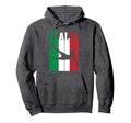 Italy Flag Italian Pride Soccer Hoodie - Casual Everyday Wear Men Women