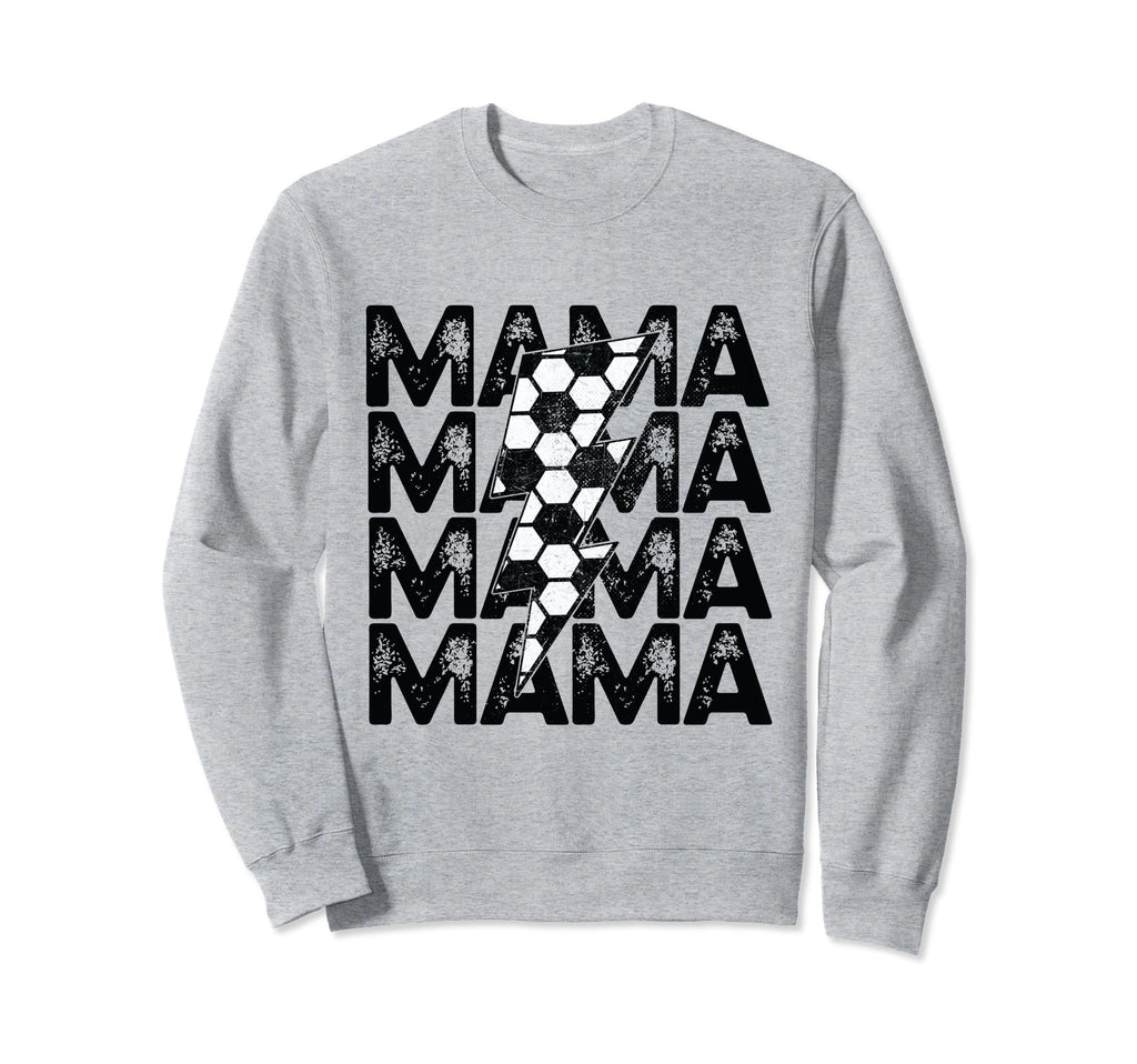 Soccer Mama Funny Sporty Sweatshirt - Trendy Graphic Unisex