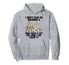 I Didnt Plan Becoming Soccer Mom Soccer Hoodie - Minimalist Print Unisex