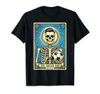 Soccer Dad Tarot Card Skeleton T-Shirt - Aesthetic Graphic for Adults