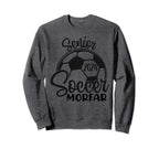 Senior Soccer Morfar 2024 Class Sweatshirt - Unique Graphic for Adults