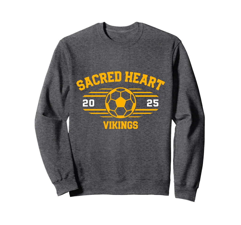 Sacred Heart Vikings Soccer Ball 2025 Sweatshirt - Graphic Print Men Women