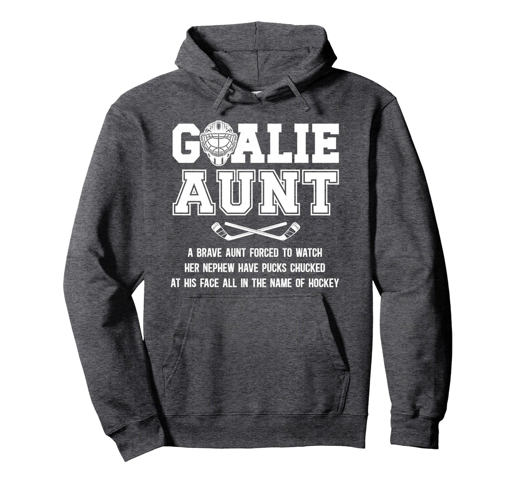 Hockey Goalie Aunt Hockey Keeper Aunt Hoodie - Aesthetic Graphic Men Women