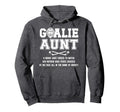 Hockey Goalie Aunt Hockey Keeper Aunt Hoodie - Aesthetic Graphic Men Women