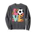 Soccer Love Soccer Lover Teens Sweatshirt - Fun Novelty Design Unisex