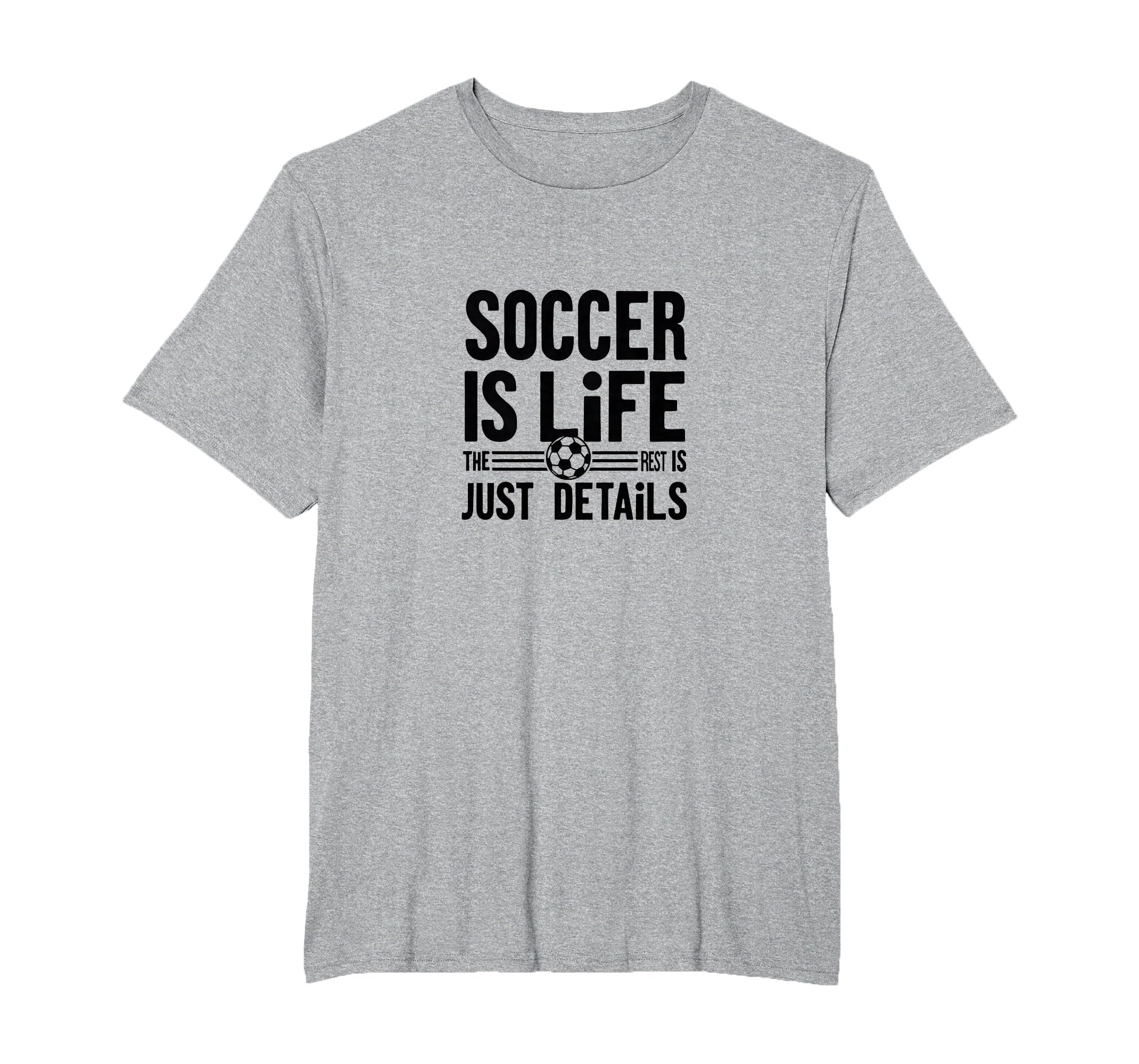 Soccer Is Life Soccer Dads Sporty T-Shirt - Graphic Print Men Women