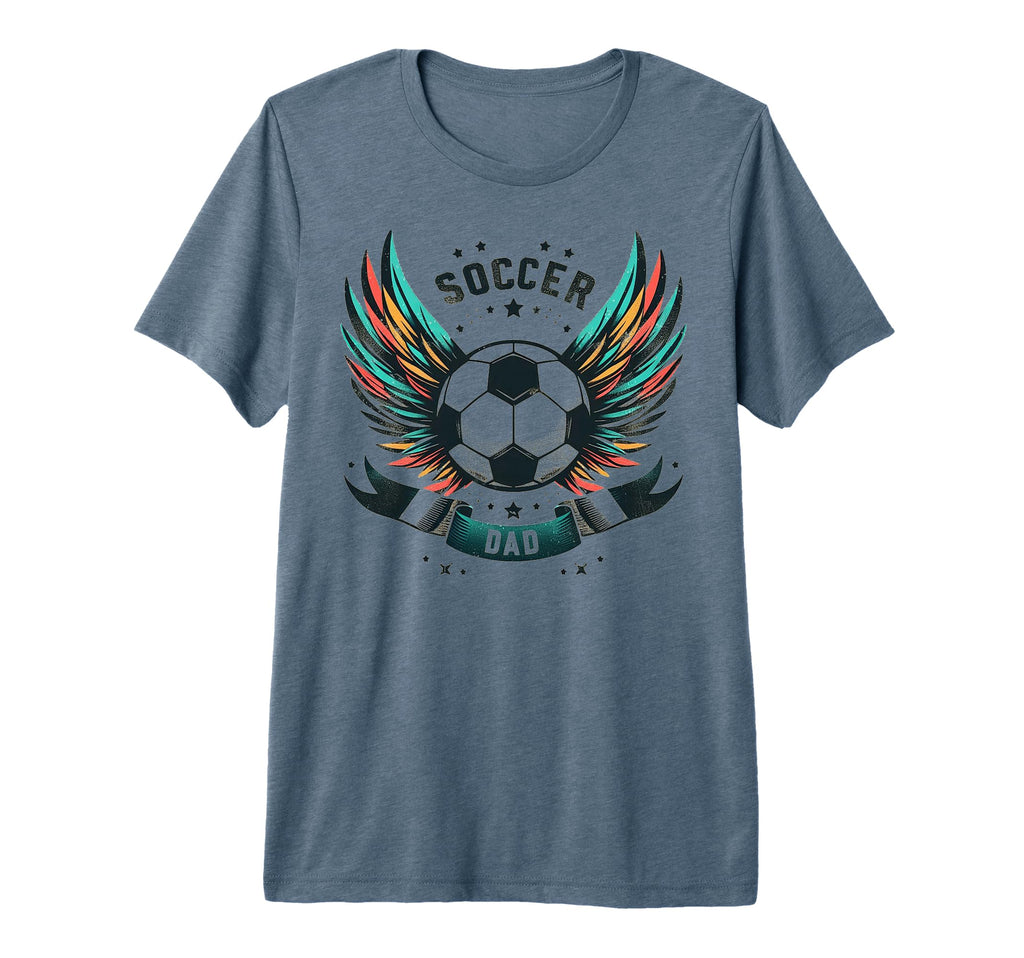 Soccer Dad Family Matching Dad Fathers T-Shirt - Custom Art Print Unisex