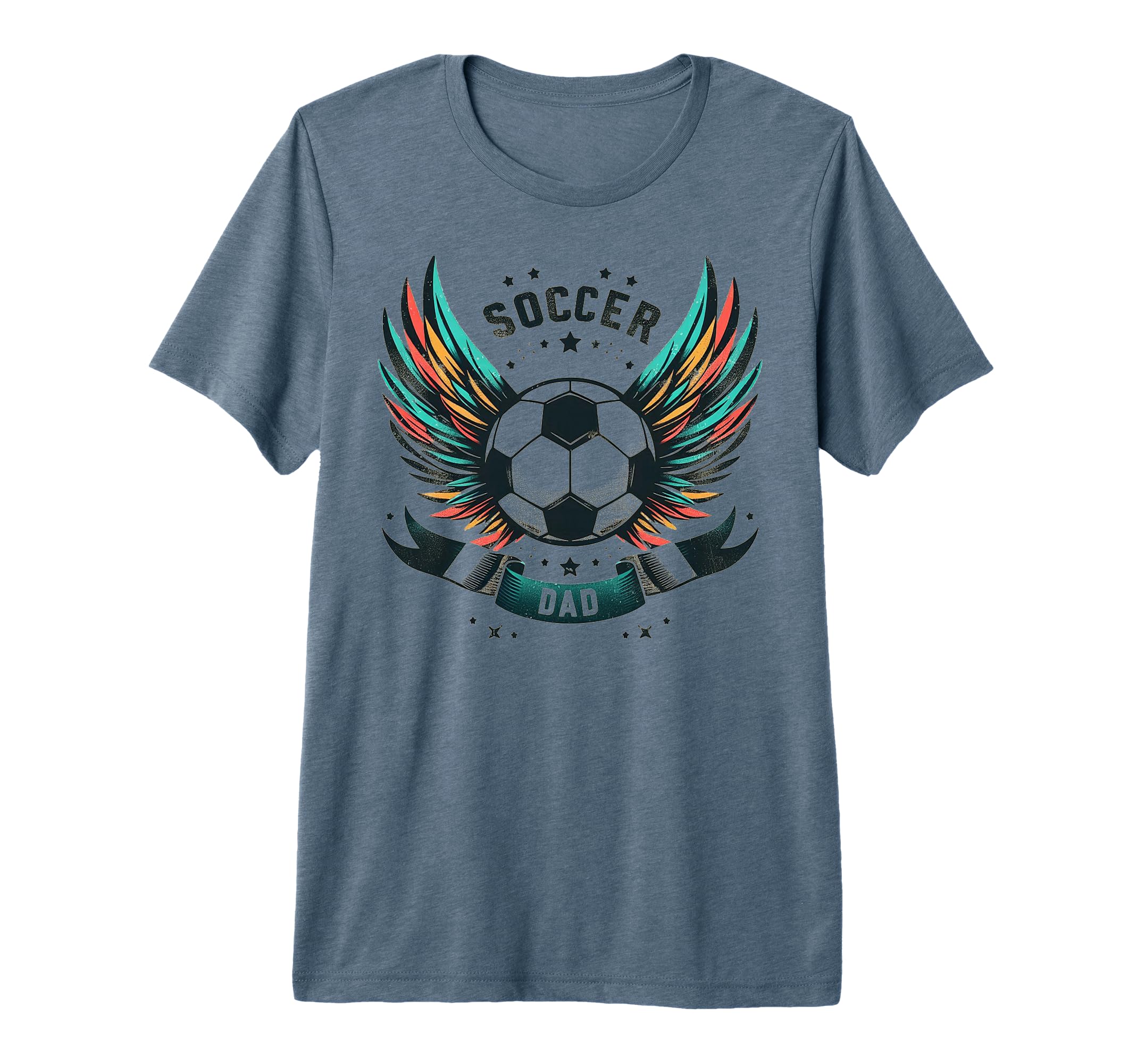 Soccer Dad Family Matching Dad Fathers T-Shirt - Custom Art Print Unisex