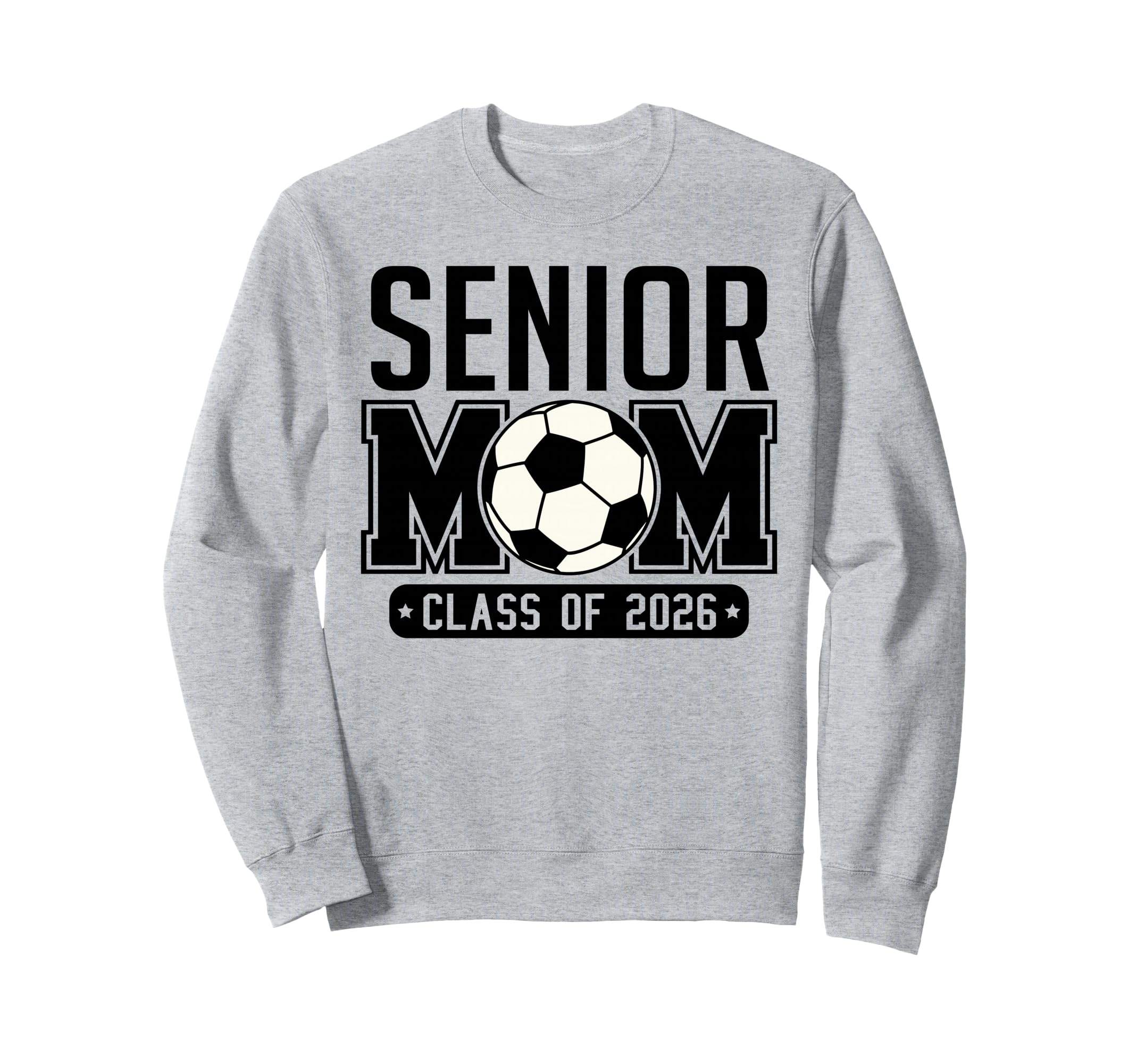 Senior Mom Class 2026 Soccer Mom Sweatshirt - Custom Art Print Men Women