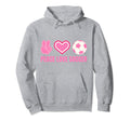 Peace Love Soccer Soccer Player Soccer Hoodie - Trendy Graphic Unisex