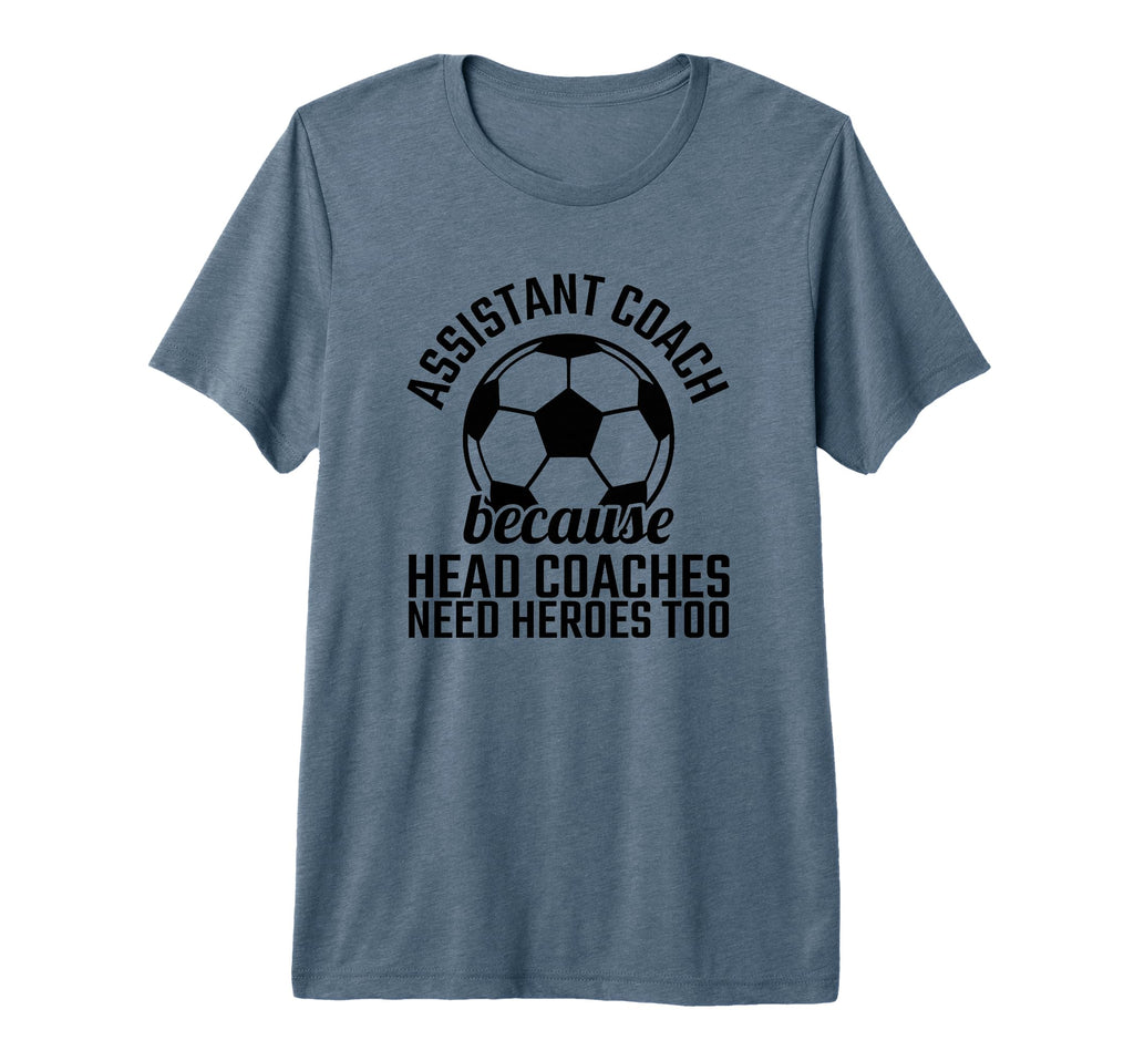 Assistant Coach Hero Funny Soccer T-Shirt - Aesthetic Graphic Men Women